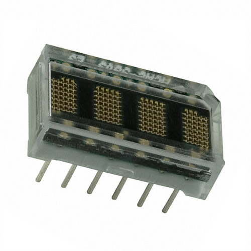 LED DISPLAY 5X7 4CHAR 3.8MM GRN - HCMS-2903