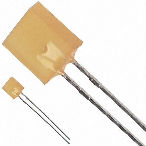 LED 2.5X7.6MM 585NM YELLOW DIFF - HLMP-0401