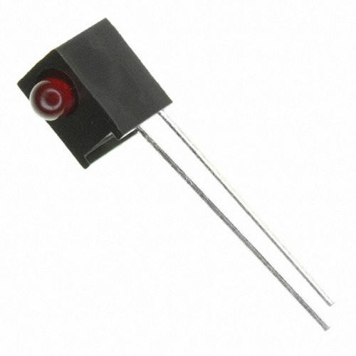 LED 3MM GAP DIFF RED RA HOUSING - HLMP-1301-E00A1