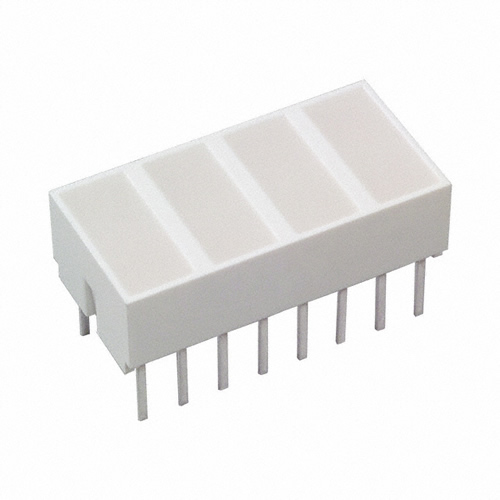 LED LT BAR 8.89X3.81MM QUAD YLW - HLMP-2720