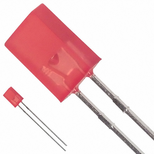 LED 2X5MM 635NM HE RED DIFF - HLMP-S201-D0000 - Click Image to Close