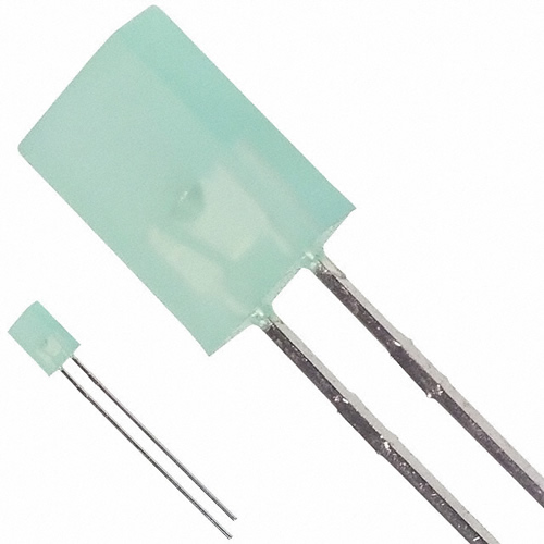 LED 2X5MM 565NM GREEN DIFF - HLMP-S501-C0000 - Click Image to Close