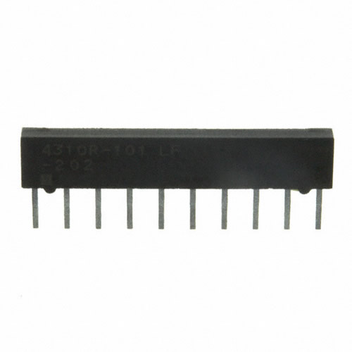 RES ARRAY 1.2K OHM 5 RES 10-SIP - 4310R-102-122