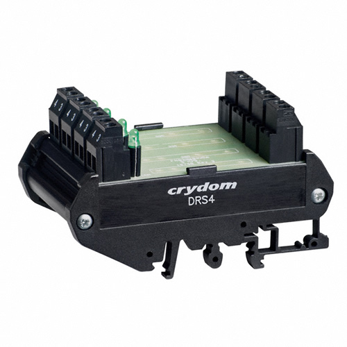 DIN-RAIL SOCKET FOUR CHAN RELAY - DRS4