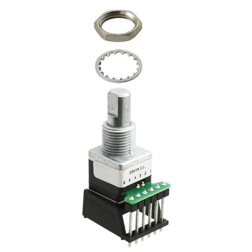 ENCODER OPT 1/2" 24POS PB PC MNT - 62A15-02-P