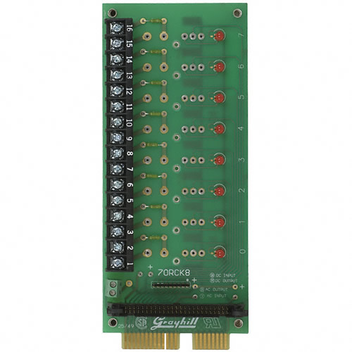 I/O MOUNTING BOARD STANDARD 8POS - 70RCK8-HL