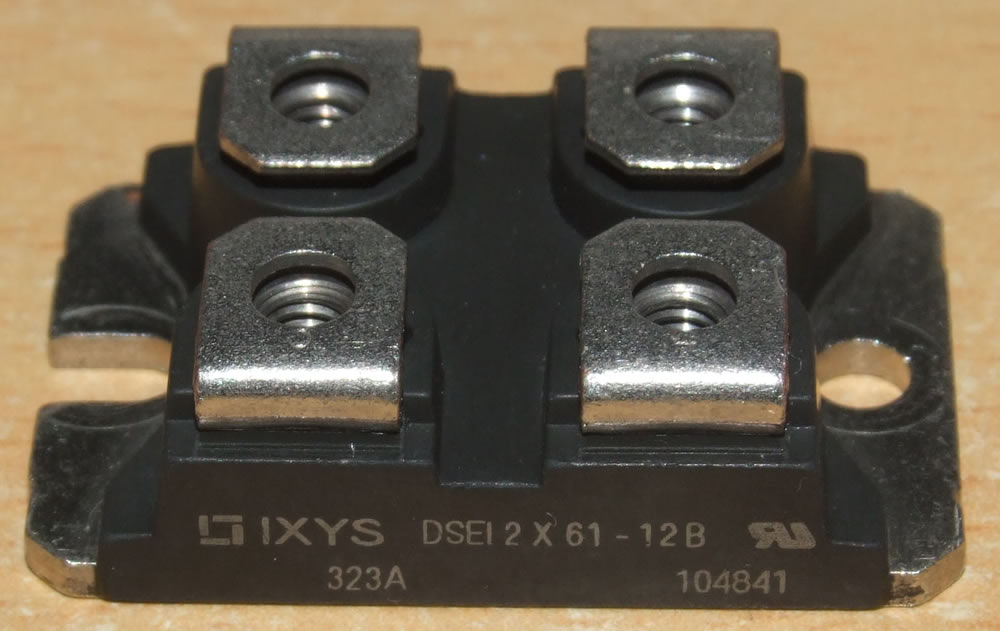 DIODE ARRAY 1200V 52A SOT227B - DSEI2X61-12B