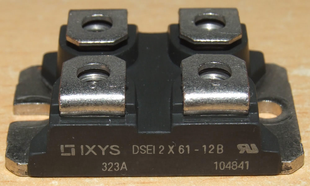 DIODE ARRAY 1200V 52A SOT227B - DSEI2X61-12B