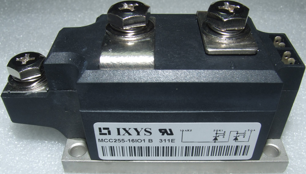 MOD THYRISTOR DUAL 1600V Y1-CU - MCC255-16IO1