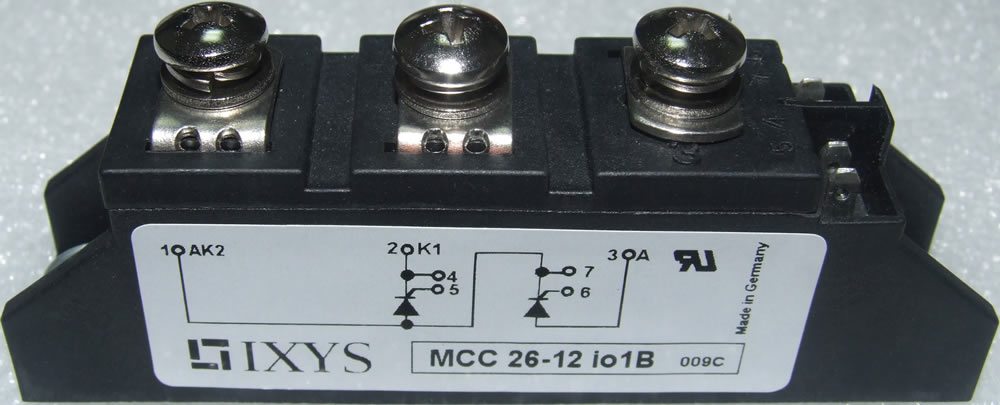 MOD THYRISTOR DUAL 1200V TO240AA - MCC26-12IO1B