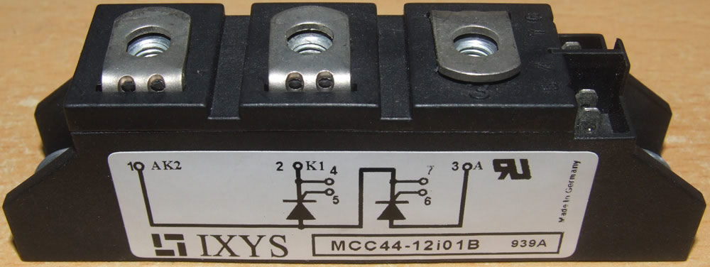 MOD THYRISTOR DUAL 1200V TO240AA - MCC44-12IO1B