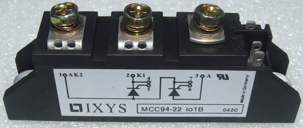 MOD THYRISTOR DUAL 2200V TO240AA - MCC94-22IO1B