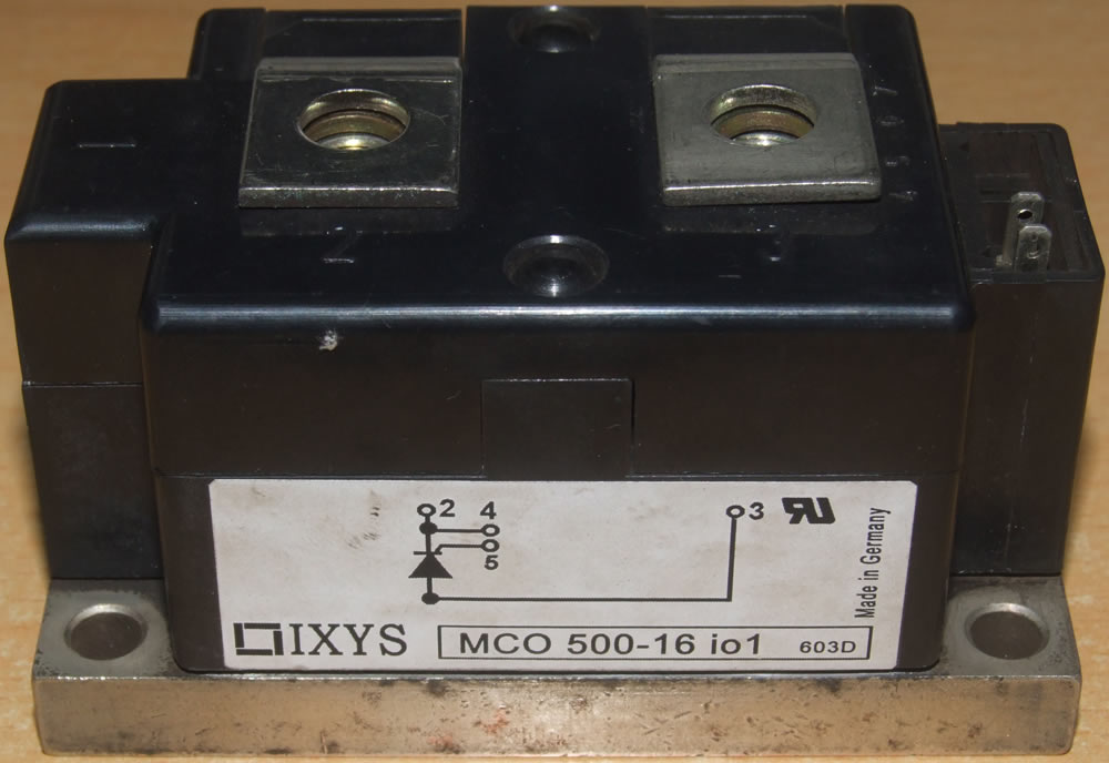 MOD THYRISTOR SGL 1600V Y1-CU - MCO500-16IO1