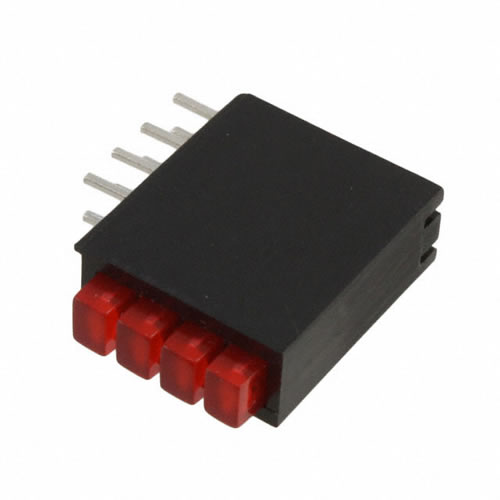 LED IND 2X3MM QUAD RA RED DIFF - WP914CK/4IDT - Click Image to Close
