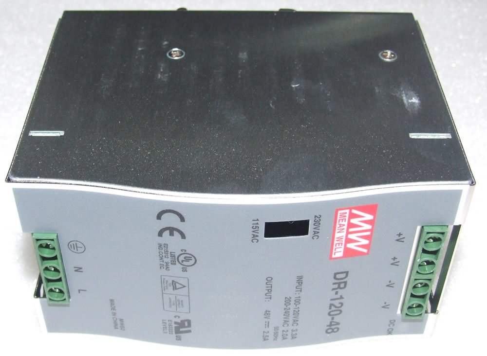 DIN Rail Power Supplies 120W 48V 2.5A