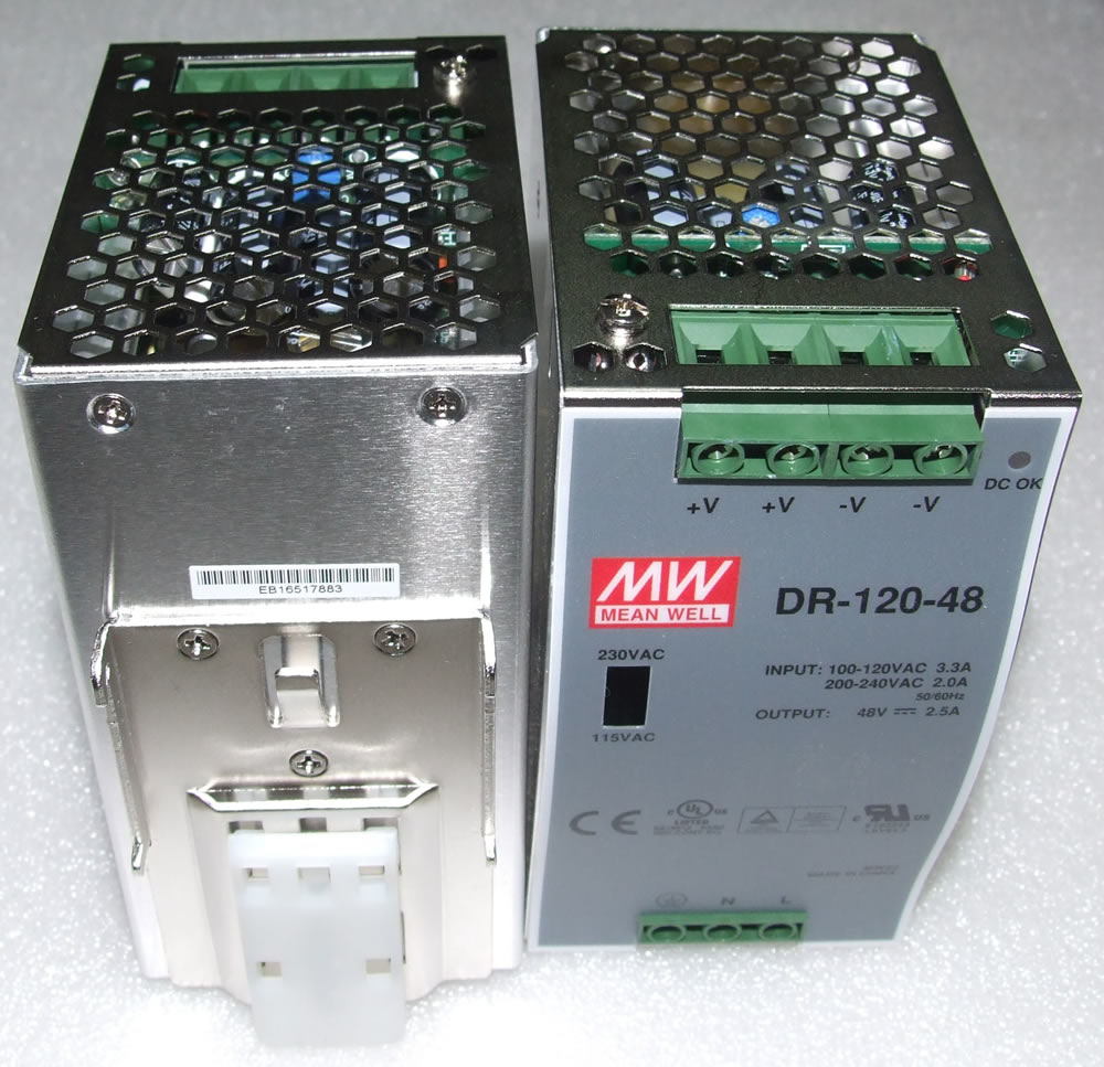 DIN Rail Power Supplies 120W 48V 2.5A