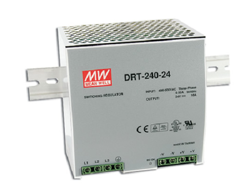 DRT-240-48 [48V 5A] 240W Three Phase Industrial DIN RAIL Power S