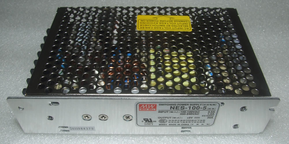 NES-100-5 [5V 20A] 100W Single Output Switching Power Supply