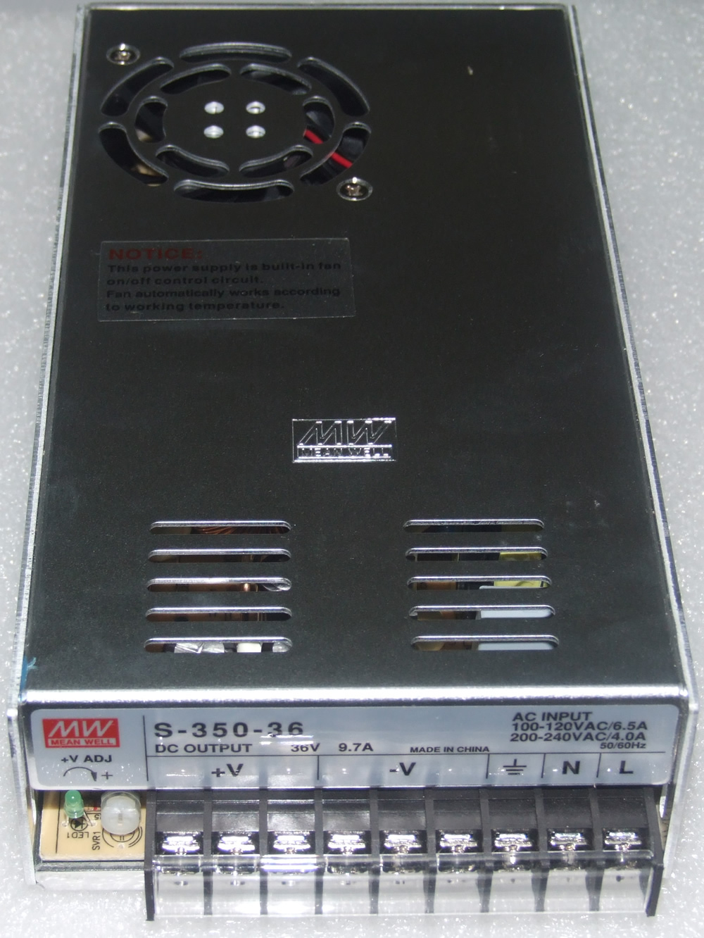 S-350-24 [24V 14.6A] 350W Single Output Switching Power Supply - Click Image to Close
