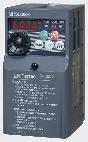 FR-D720S-0.75K FREQUENCY INVERTERS FREQROL D700 SERIES