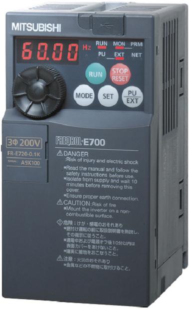 FR-E720-0.4K FREQUENCY INVERTERS FREQROL E700 SERIES - Click Image to Close