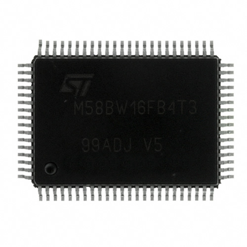 IC FLASH 16MBIT 45NS 80PQFP - M58BW16FB4T3T