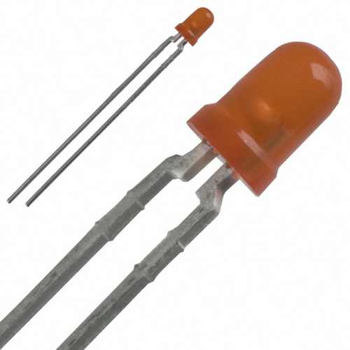 LED 3MM 615NM AMBER DIFF RADIAL - LA 3366-R1T2-1-0-20-BULK