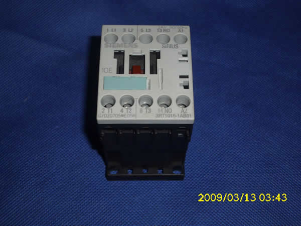 3RT1015-1AB01 CONTACTOR, AC-3 3 KW/400 V,