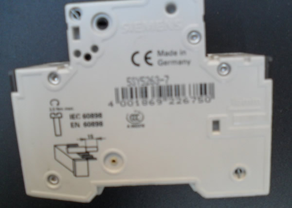 5SY5263-7 CIRCUIT BREAKER UC 10KA 2P C63