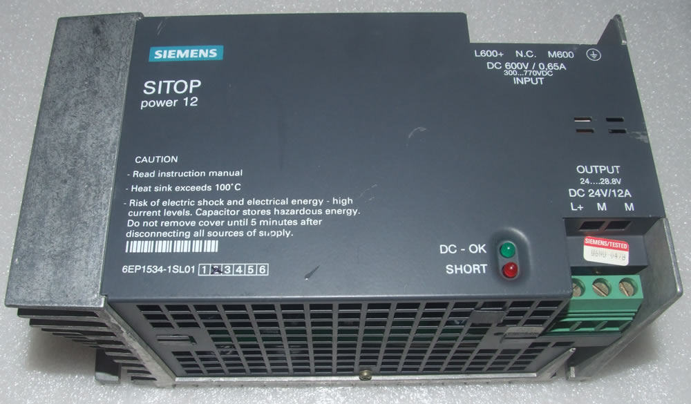 6EP1534-1SL01 SITOP POWER DC/DC 24 V/12 A