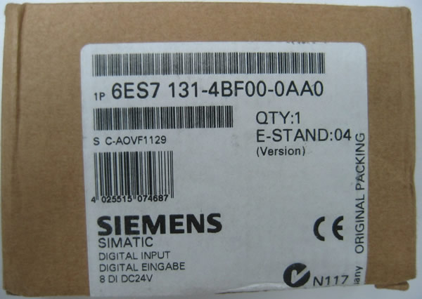 6ES7131-4BF00-0AA0 ET200S, ELEKTRONIKMODULE, 8DI DC 24V