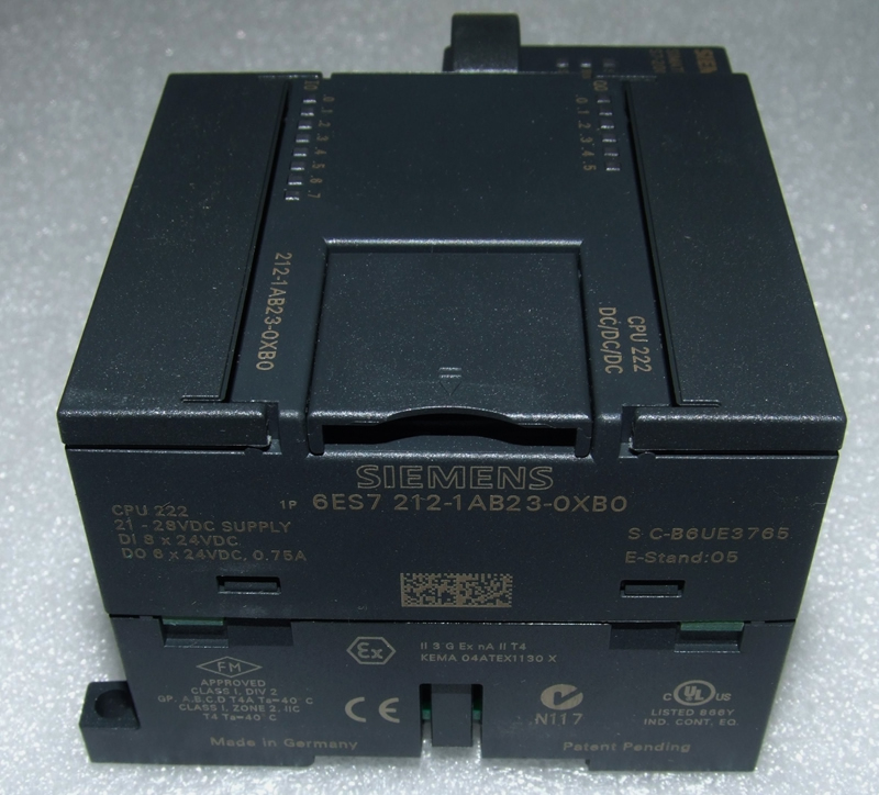 6ES7212-1AB23-0XB0 CPU 222, DC PS, 8DI DC/6DO DC