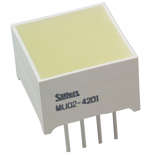 LED SQUARE 14X14 YELLW DIFF 8PIN - MU02-4201