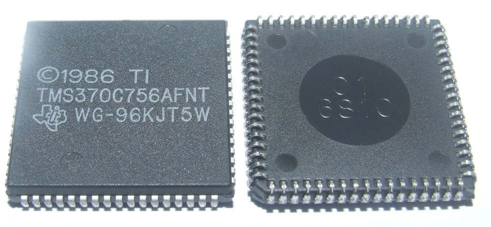 IC 8-BIT MICROCONTROLLER 68-PLCC - TMS370C756AFNT