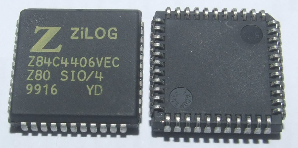 IC 6MHZ Z80 CMOS SIO/4 44-PLCC - Z84C4406VEC